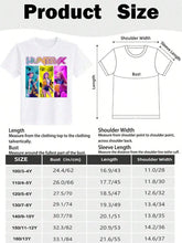 Load image into Gallery viewer, K-POP Demon Hunter Young Girls'/Boys' Cotton Graphic Tees, 2025 Halloween Clothes Girls Summer Shirts With Colorful Cartoon Design, Saja Boys, Kids Boys Clothing Sad Boyz Junior,Toddler Girl Shirts,Kids Halloween, Tshirt For Tween Boy