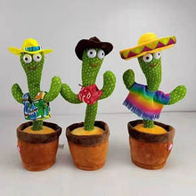 Load image into Gallery viewer, Electronic Singing Dancing Cactus Toys