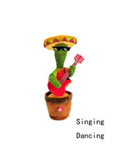 Load image into Gallery viewer, Electronic Singing Dancing Cactus Toys