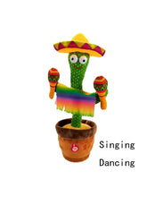 Load image into Gallery viewer, Electronic Singing Dancing Cactus Toys