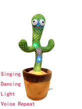 Load image into Gallery viewer, Electronic Singing Dancing Cactus Toys