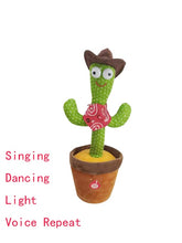 Load image into Gallery viewer, Electronic Singing Dancing Cactus Toys