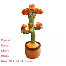 Load image into Gallery viewer, Electronic Singing Dancing Cactus Toys