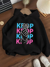 Load image into Gallery viewer, 2025 Halloween Girls&#39; Fashion Hoodie With K-POP Print Sweatshirt Kpop Demon Hunters Hoodie  Perfect Christmas &amp; Holiday Gift For Women, Halloween Shirts For Girls
