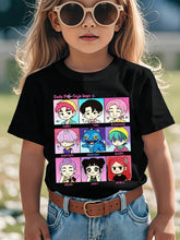 Load image into Gallery viewer, K POP Demon Hunter My Little Soda Pop Novelty Awesome Graphic Kid T-Shirt Casual Kid T Shirts Streetwear Tees Tops For Kid Machine Washable, Kids Clothes,Kids Clothes Girl,Kids Shirts,Girls Tops,Girls Shirts,Toddler Boy Shirts

