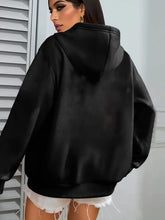 Load image into Gallery viewer, [Ramen &amp; K-Pop Graphic Hoodie] kpop demon hunters Casual Ramen &amp; K-Pop Graphic Hoodie - Women&#39;s Fashionable Pullover with Kangaroo Pocket, Machine Washable, All-Season Sporty Sweatshirt
