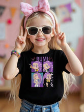 Load image into Gallery viewer, K-Pop/ Saja Themed Inspired Graphic T-Shirt, Rumi&amp;Zoey&amp;Saja Tshirts Black Casual Tee For Summer,Perfect For Outdoor Activities, Kpop Tshirt Saja Boys, Demon Hunter Tee
