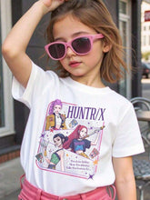 Load image into Gallery viewer, K-POP Demon Hunter Young Girls'/Boys' Cotton Graphic Tees, 2025 Halloween Clothes Girls Summer Shirts With Colorful Cartoon Design, Saja Boys, Kids Boys Clothing Sad Boyz Junior,Toddler Girl Shirts,Kids Halloween, Tshirt For Tween Boy
