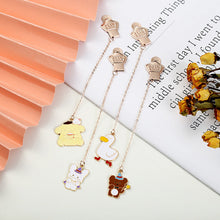 Load image into Gallery viewer, Cute Metal Bookmarks with Chain
